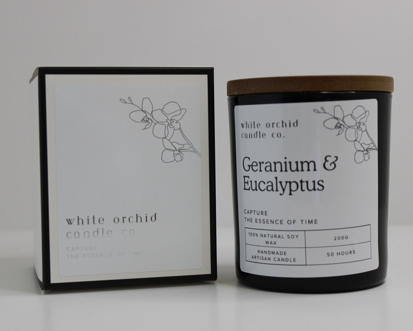 Geranium & Eucalyptus Soy Wax Candle