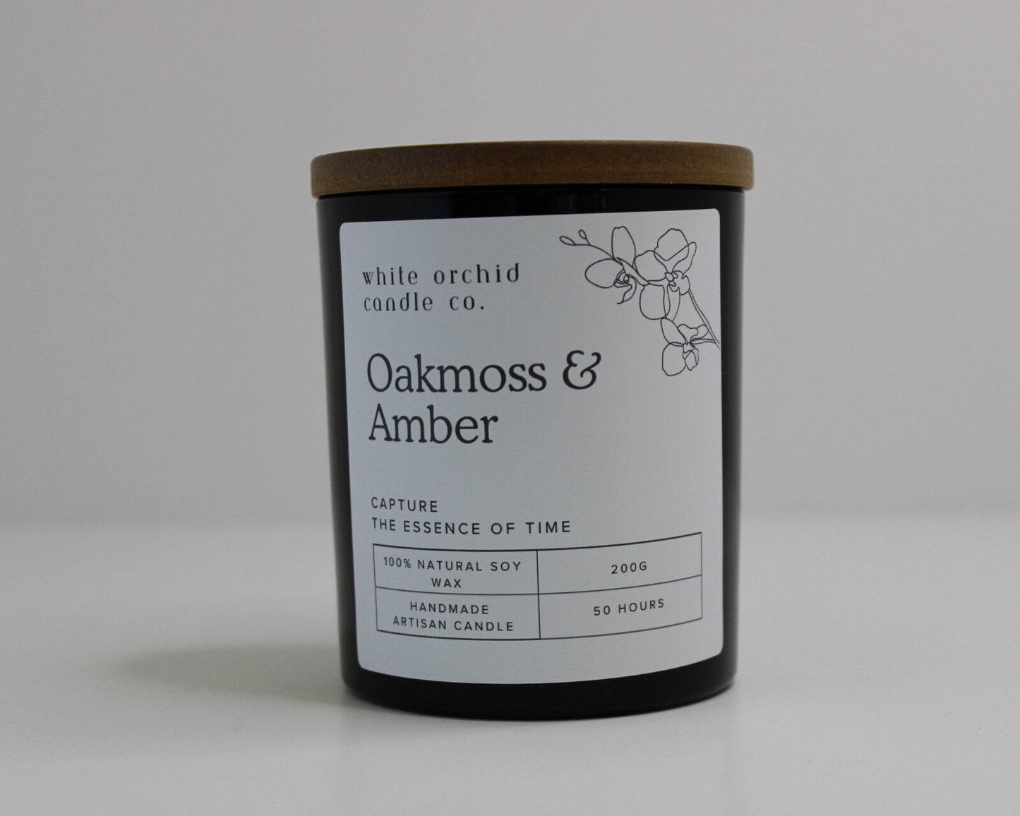 Oakmoss & Amber Soy Wax Candle