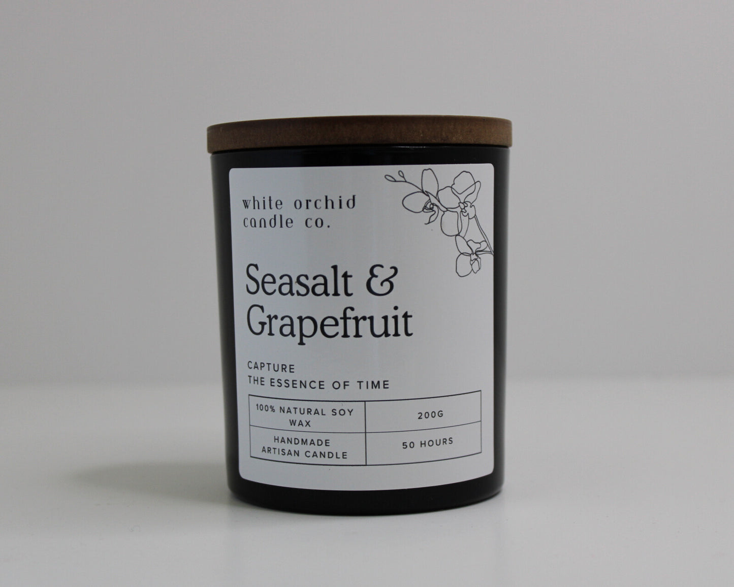 Seasalt and Grapefruit Soy Wax Candle