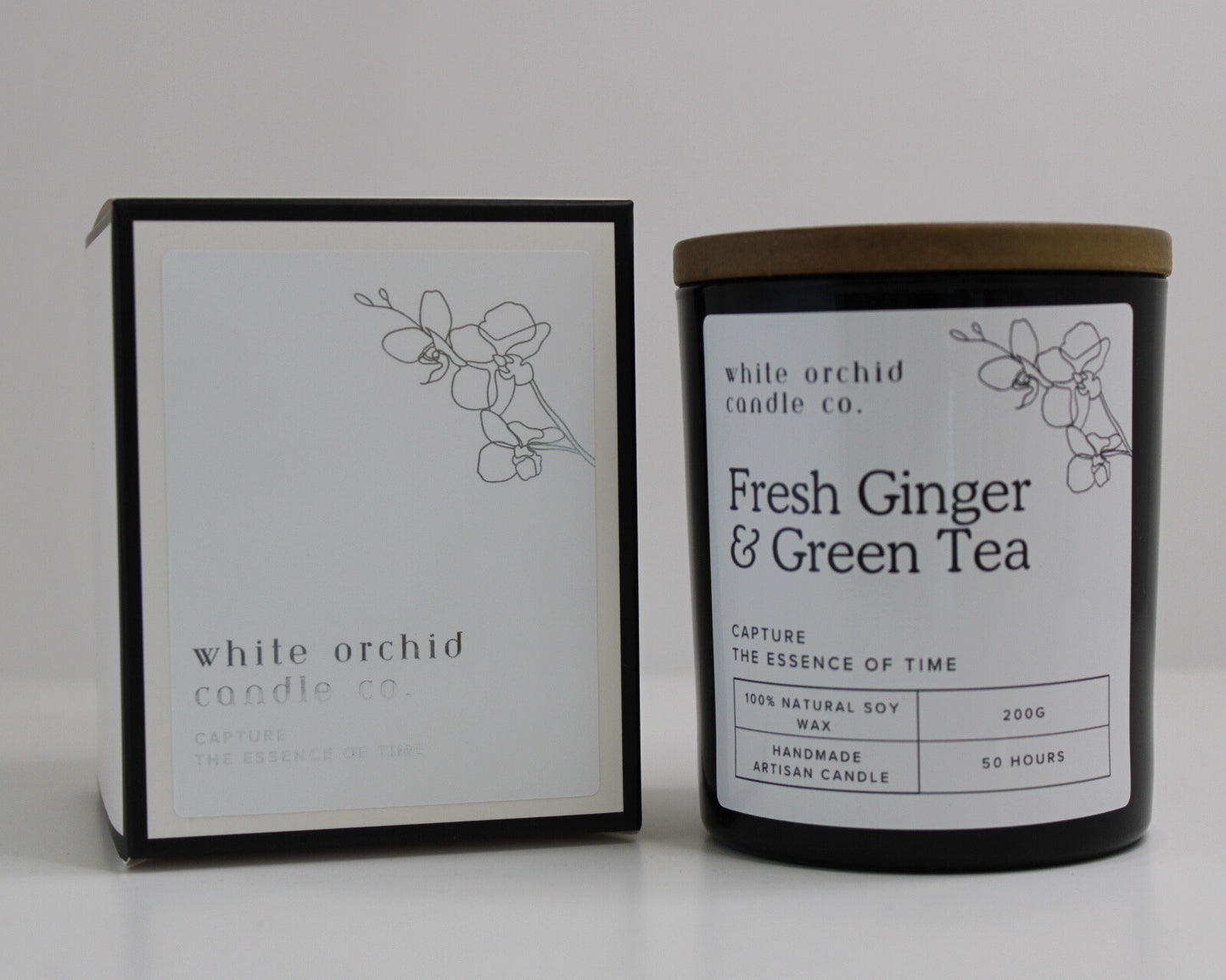 Fresh Ginger & Green Tea Soy Wax Candle