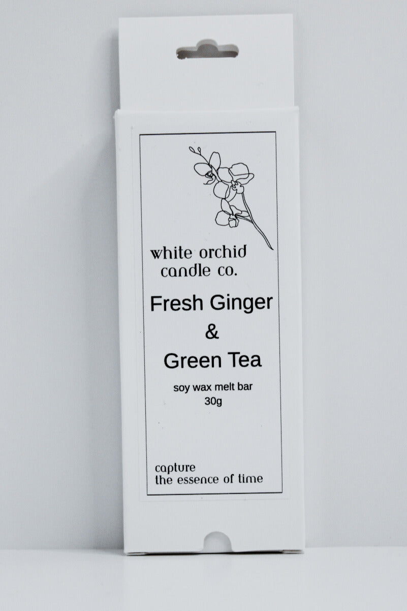 Fresh Ginger & Green Tea Soy Wax Melt Bar