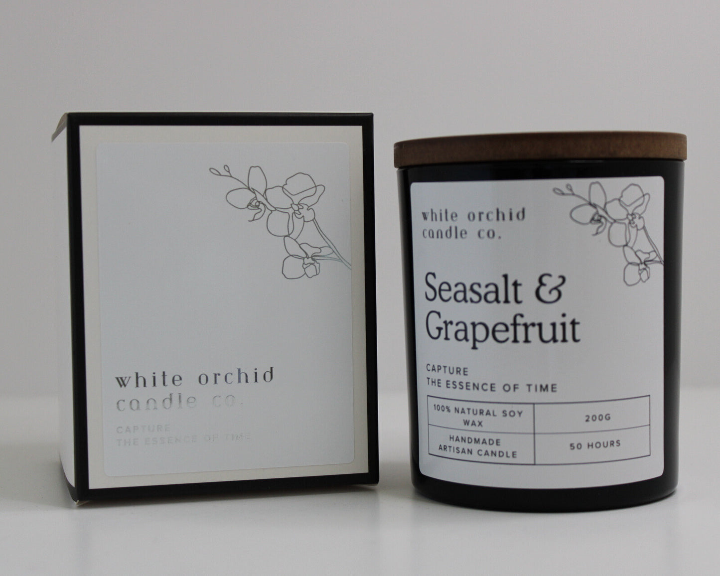Seasalt and Grapefruit Soy Wax Candle