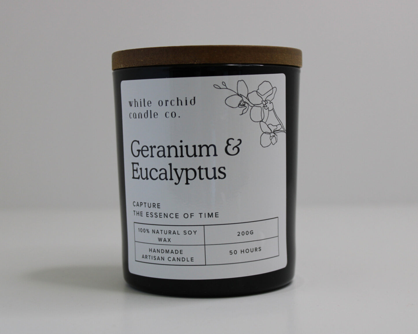 Geranium & Eucalyptus Soy Wax Candle