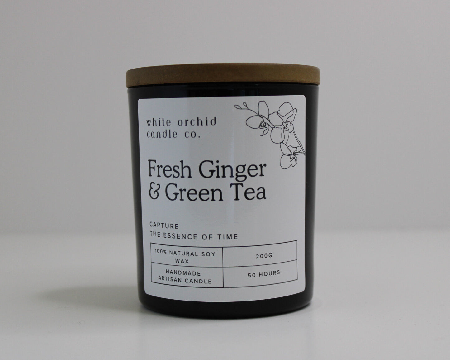 Fresh Ginger & Green Tea Soy Wax Candle