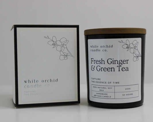 Fresh Ginger & Green Tea Soy Wax Candle