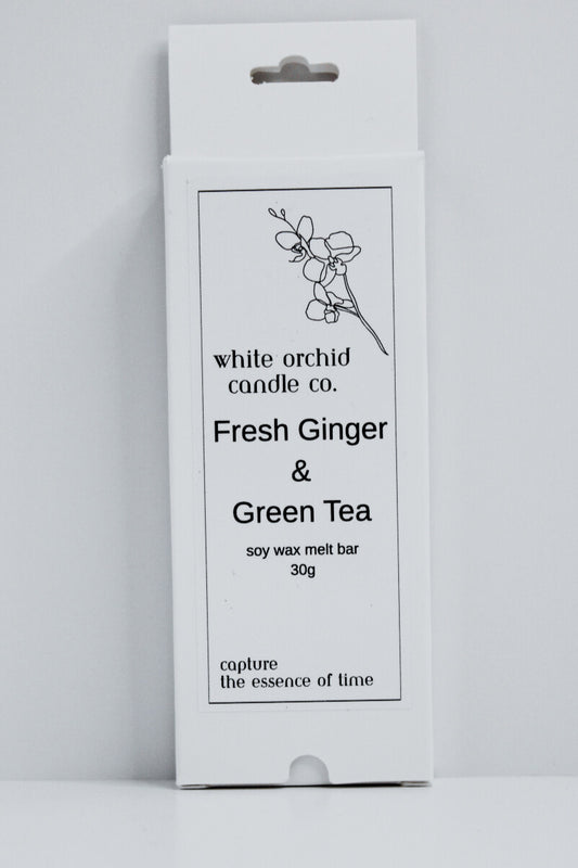 Fresh Ginger & Green Tea Soy Wax Melt Bar