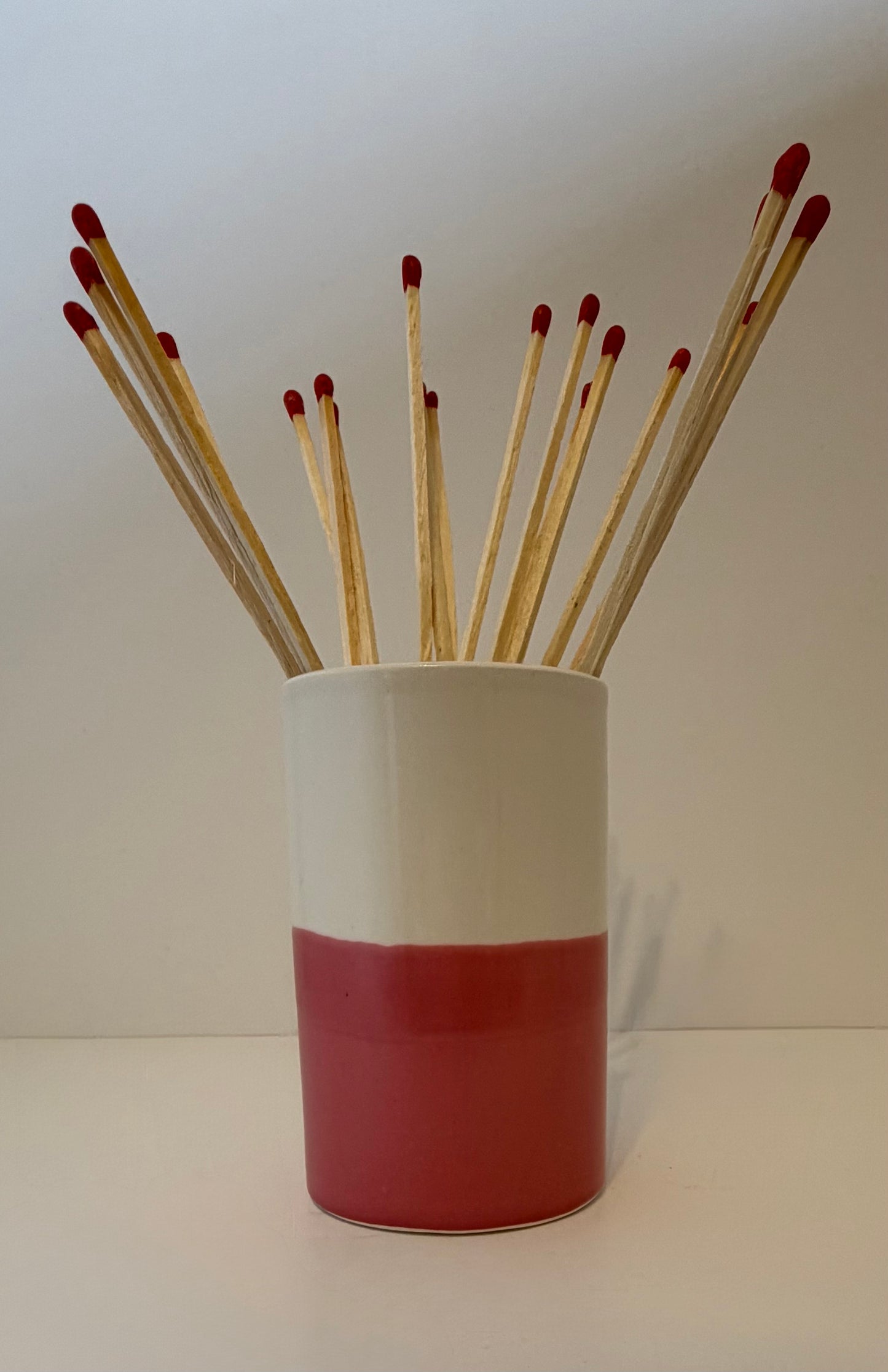 Summer Handcrafted Ceramic Matchstick Vase
