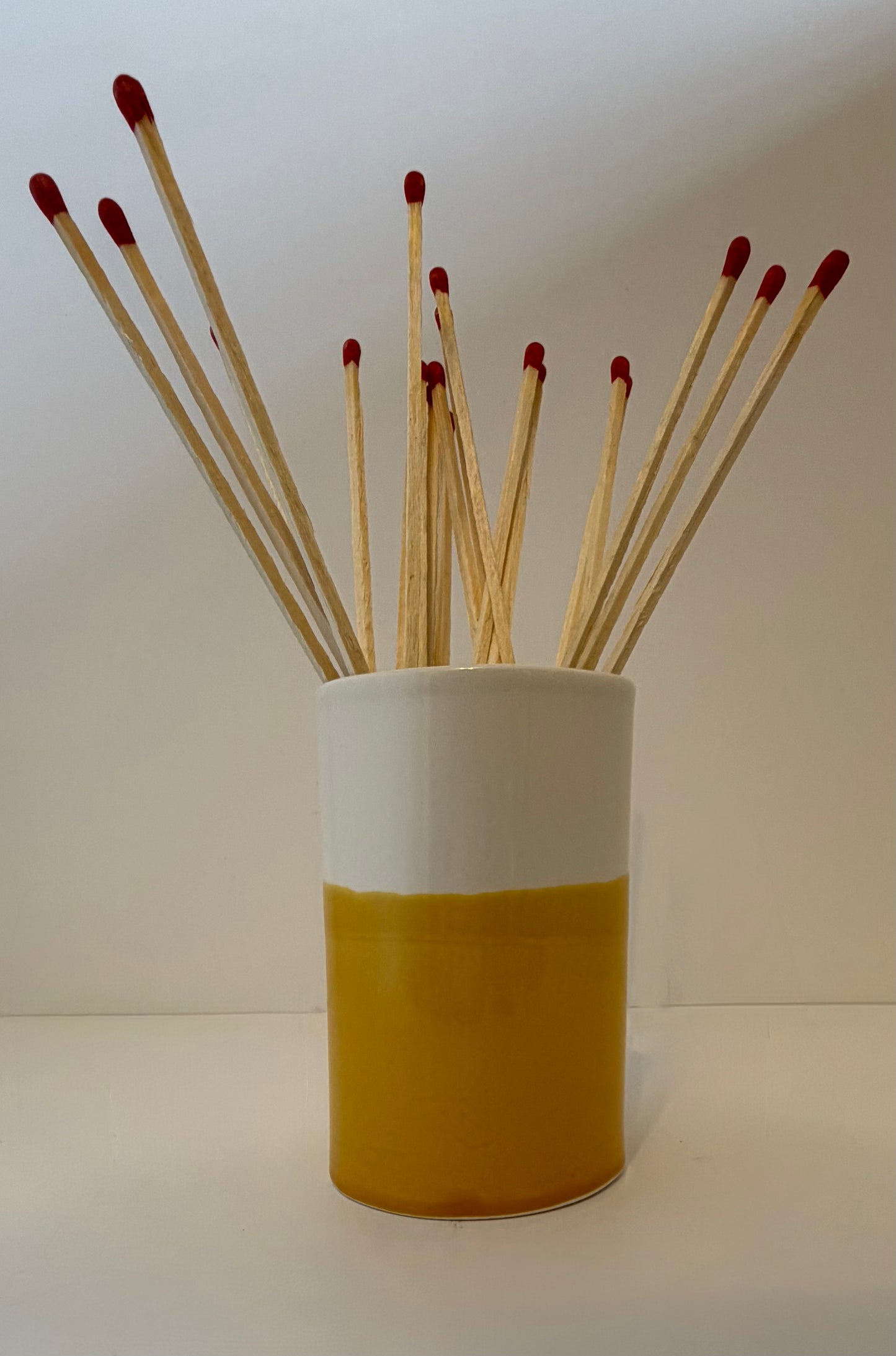 Summer Handcrafted Ceramic Matchstick Vase