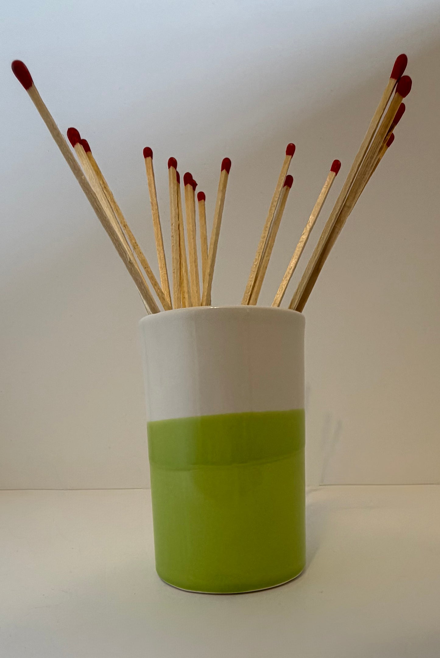 Summer Handcrafted Ceramic Matchstick Vase