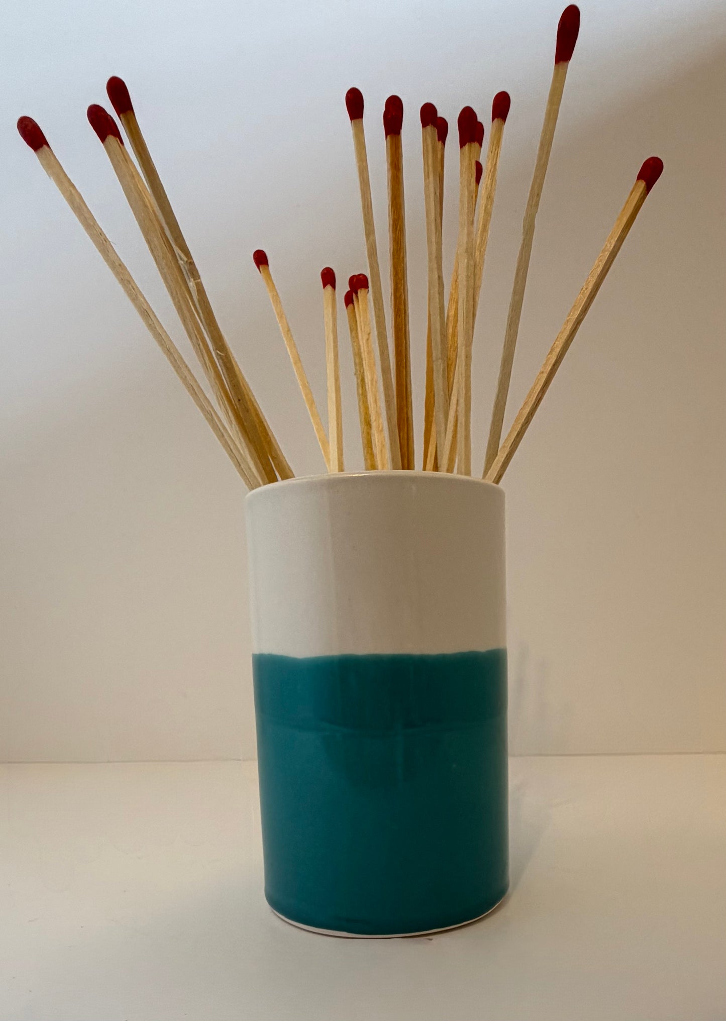 Summer Handcrafted Ceramic Matchstick Vase