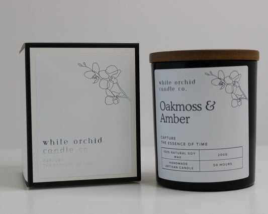 Oakmoss & Amber Soy Wax Candle
