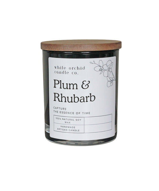 Plum & Rhubarb Home Candle