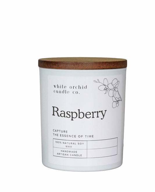 Raspberry Home Candle