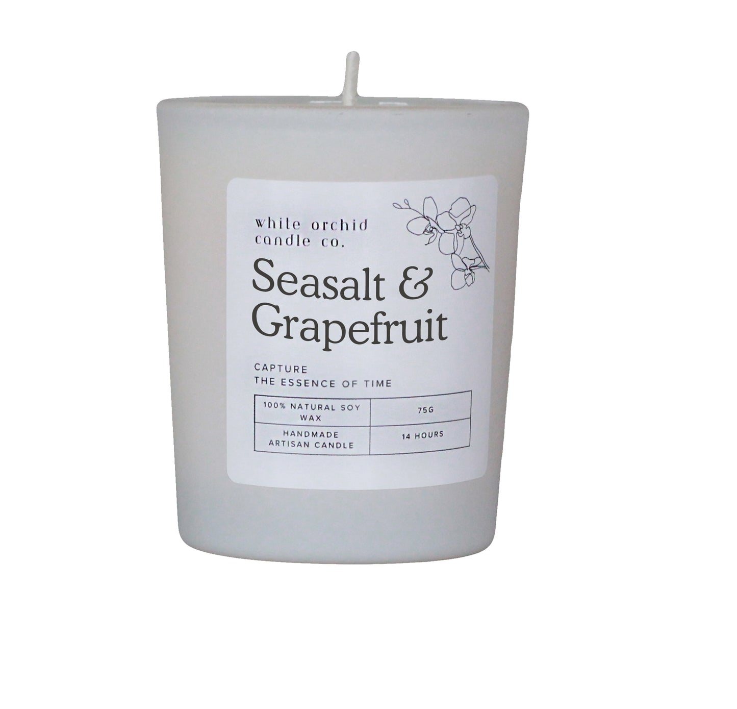 Seasalt & Grapefruit Voile Candle