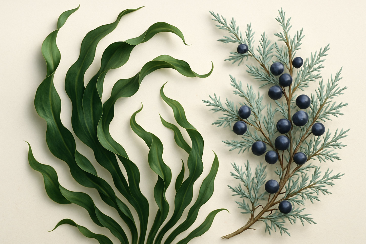 seaweed and juniper