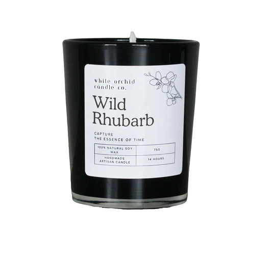 Wild Rhubarb Voile Candle